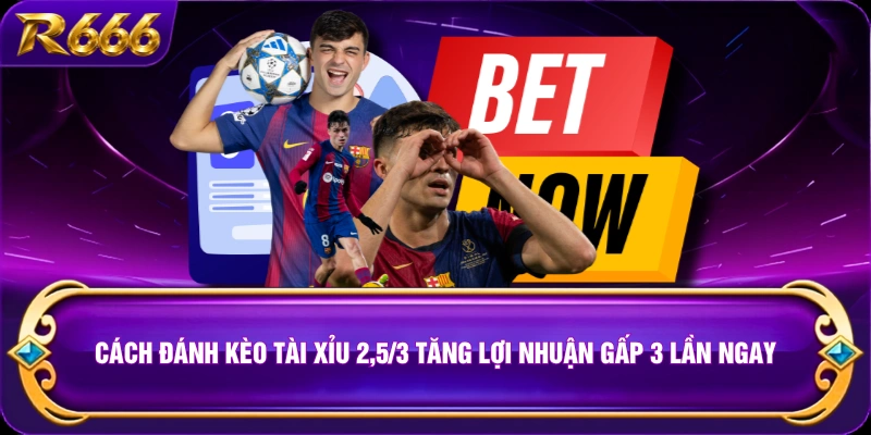 Cách Đánh Kèo Tài Xỉu 2,5/3 Tăng Lợi Nhuận Gấp 3 Lần Ngay