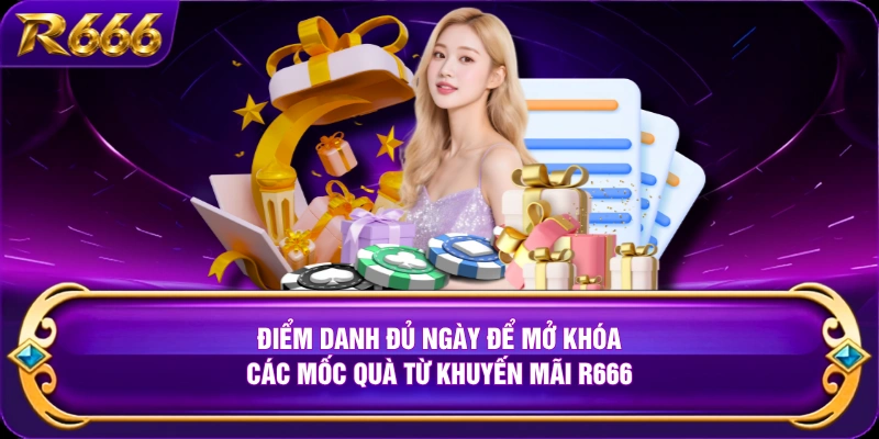 Điểm danh đủ ngày để mở khóa các mốc quà từ khuyến mãi R666