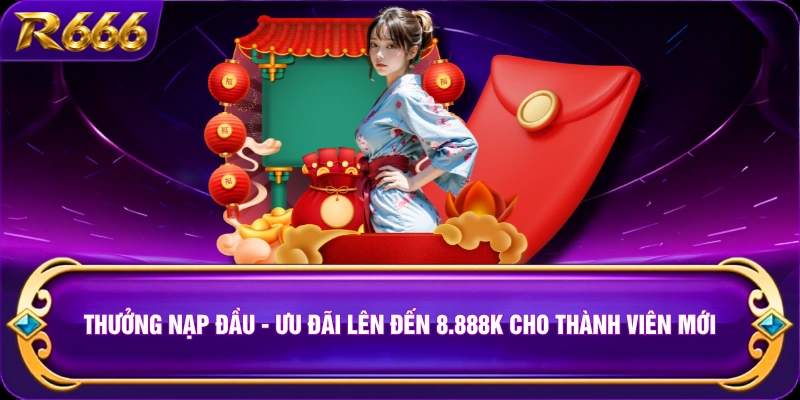 Thưởng Nạp Đầu - Ưu Đãi Lên Đến 8.888K Cho Thành Viên Mới